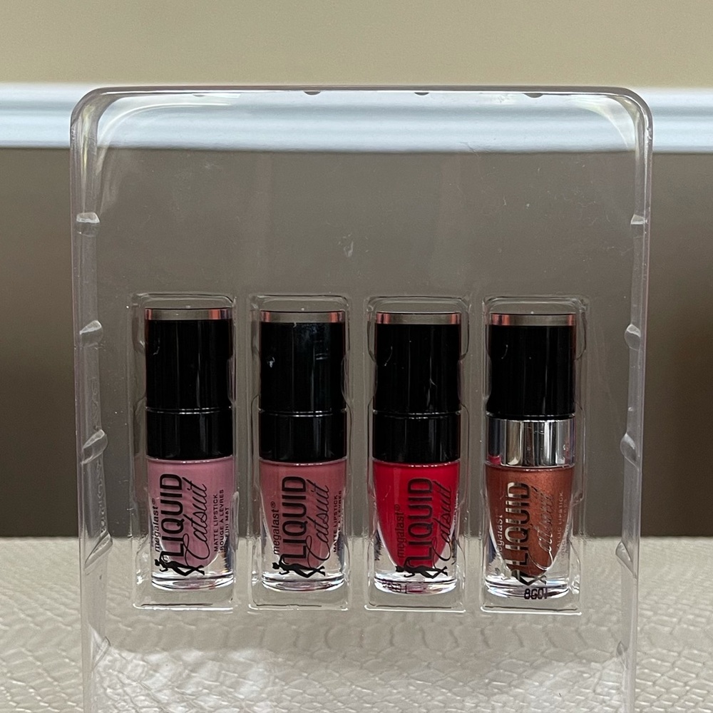 Wet n Wild Liquid Catsuit Lipstick Collection -NIB